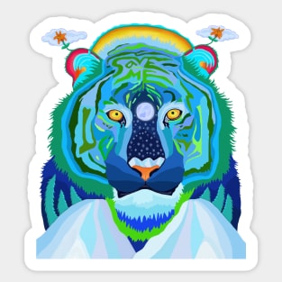 Save Me Striped Tiger Sticker